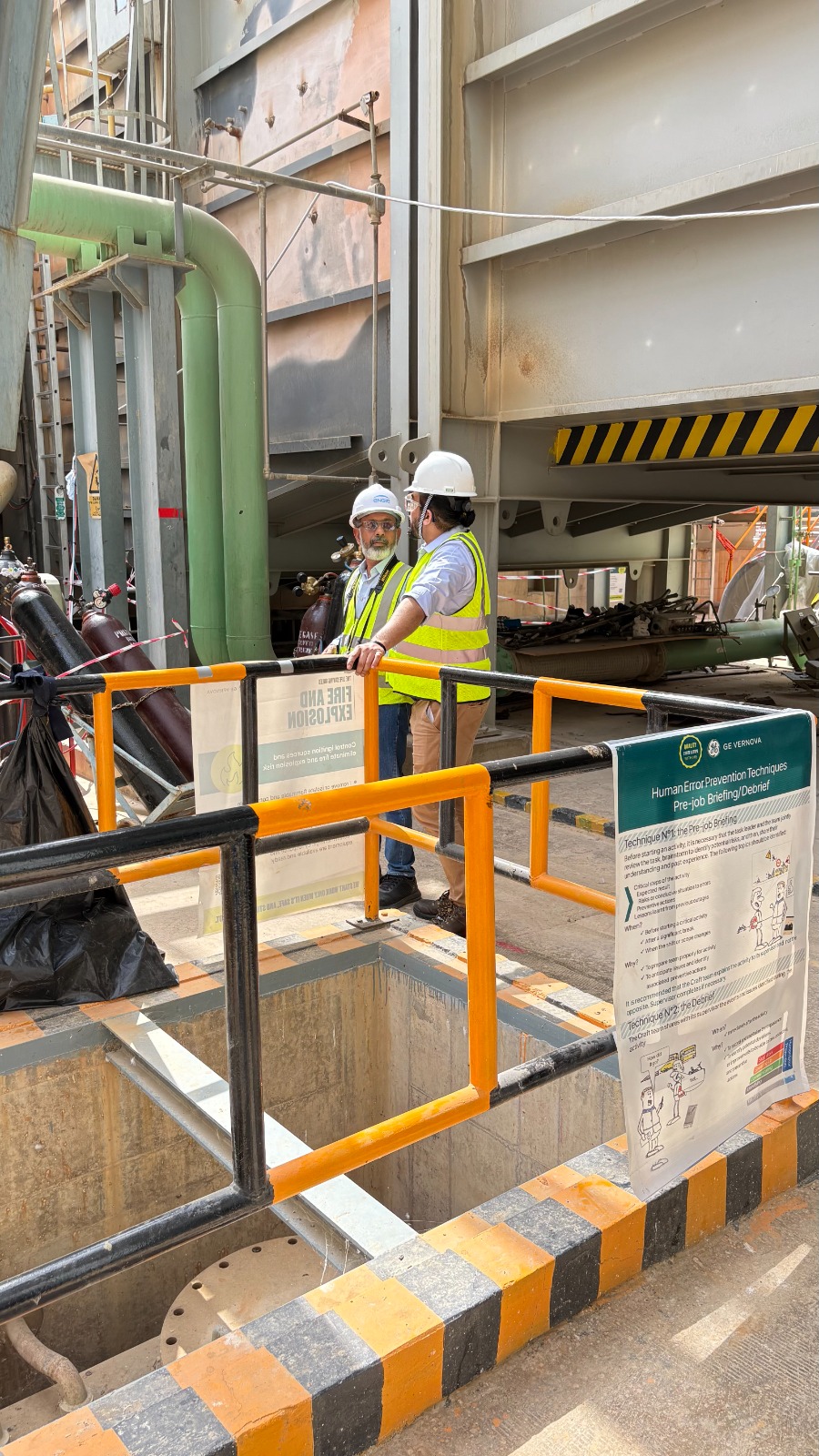 Site safety walkway inspection