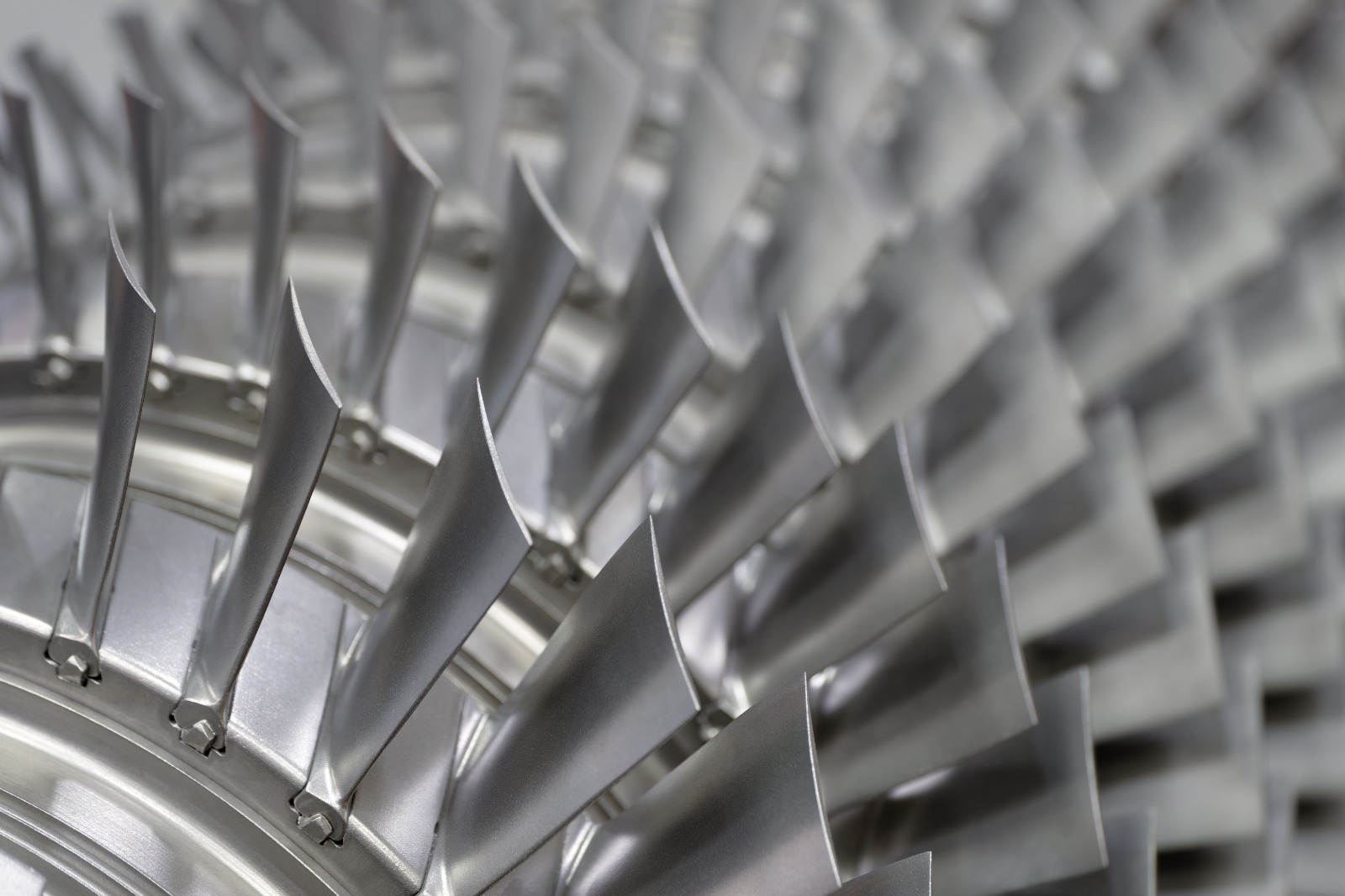 Turbine blade close-up